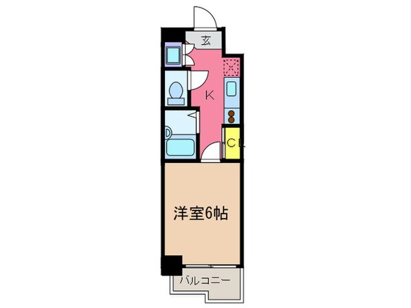 ル－ブル文京音羽(801)の物件間取画像